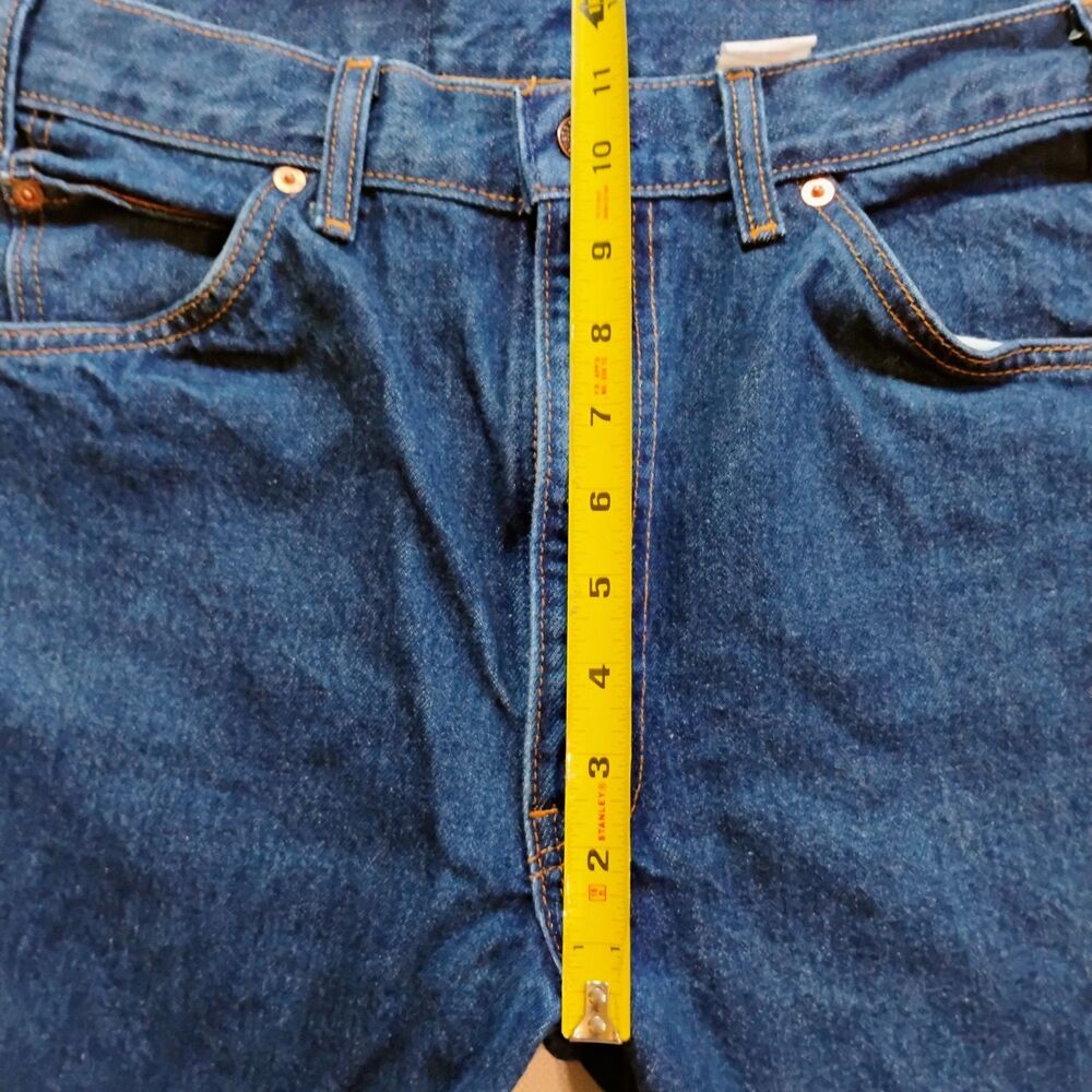 Vintage Levi's 505 Orange Tab Jeans 34x31 Straight Dark Wash 80's Denim - Picture 5 of 16